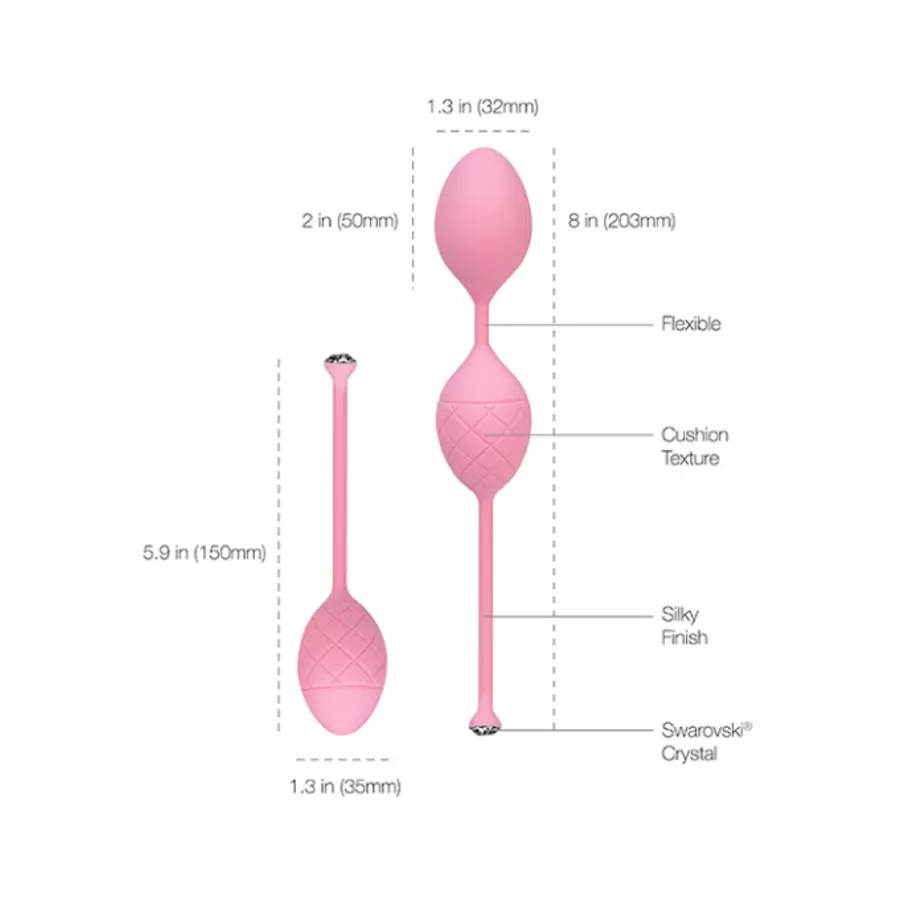 Pillow Talk - Frisky Pleasure Balls Kegel Trainers Toys for Her